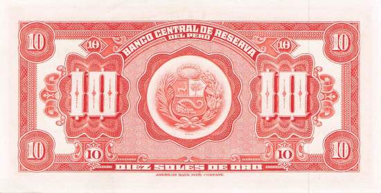 10 Soles de Oro 1965